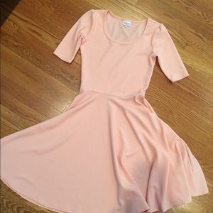 Lularoe Nicole XS solid peach pink